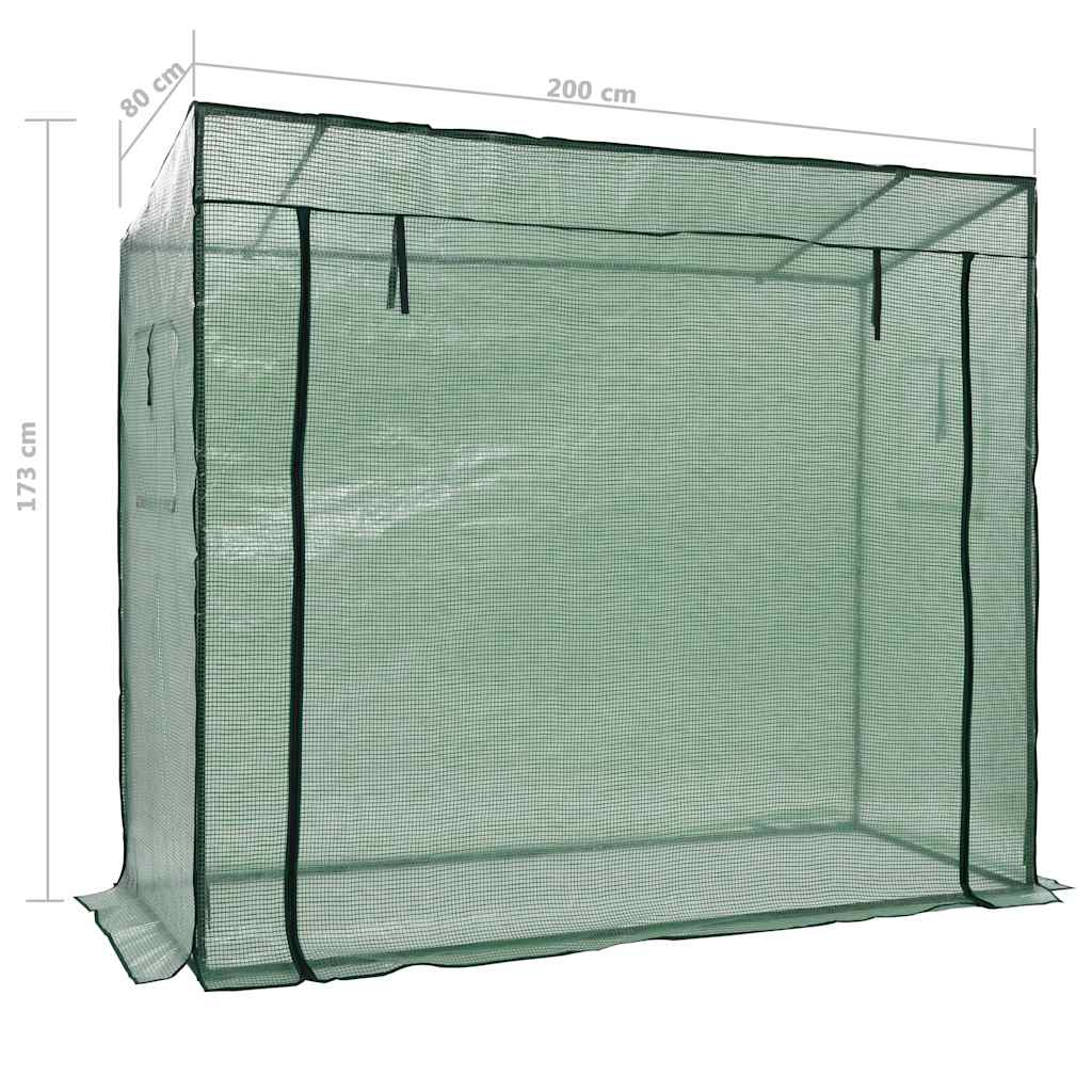 8719883733234_g_en_hd_7 vidaXL Walk-in Greenhouse 200x80x173 cm - Image 8