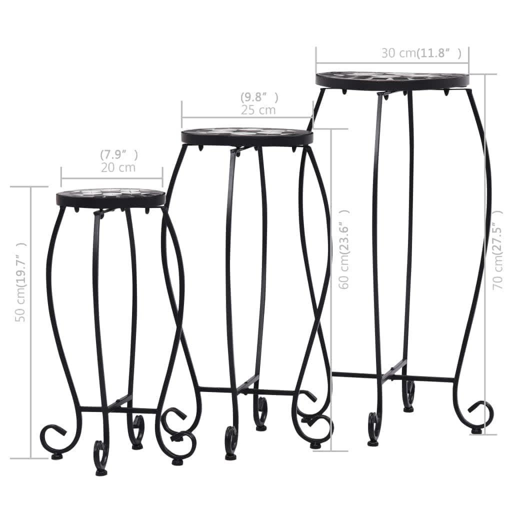 8719883733531_g_en_hd_7 vidaXL Mosaic Tables 3 pcs Black and White Ceramic - Image 8