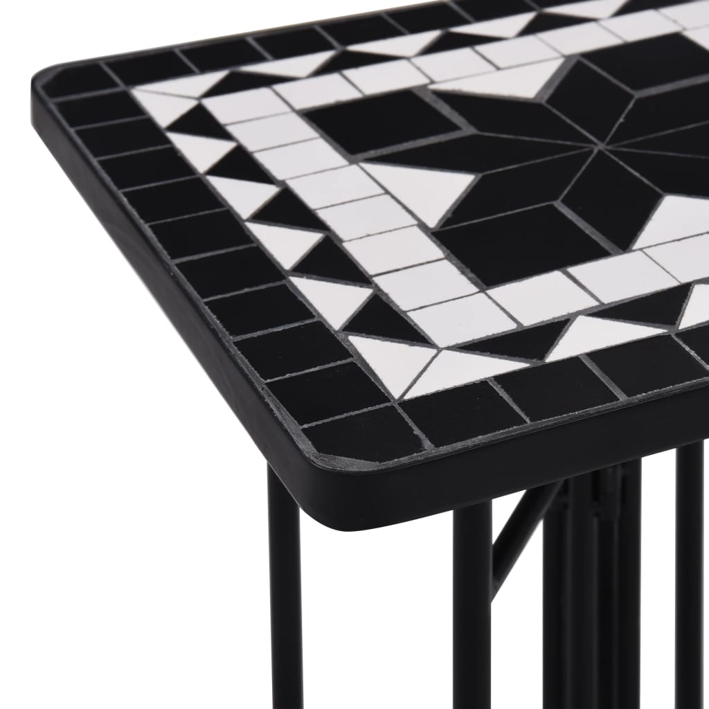 8719883733616_g_en_hd_4 vidaXL Mosaic Side Table Black and White Ceramic - Image 5
