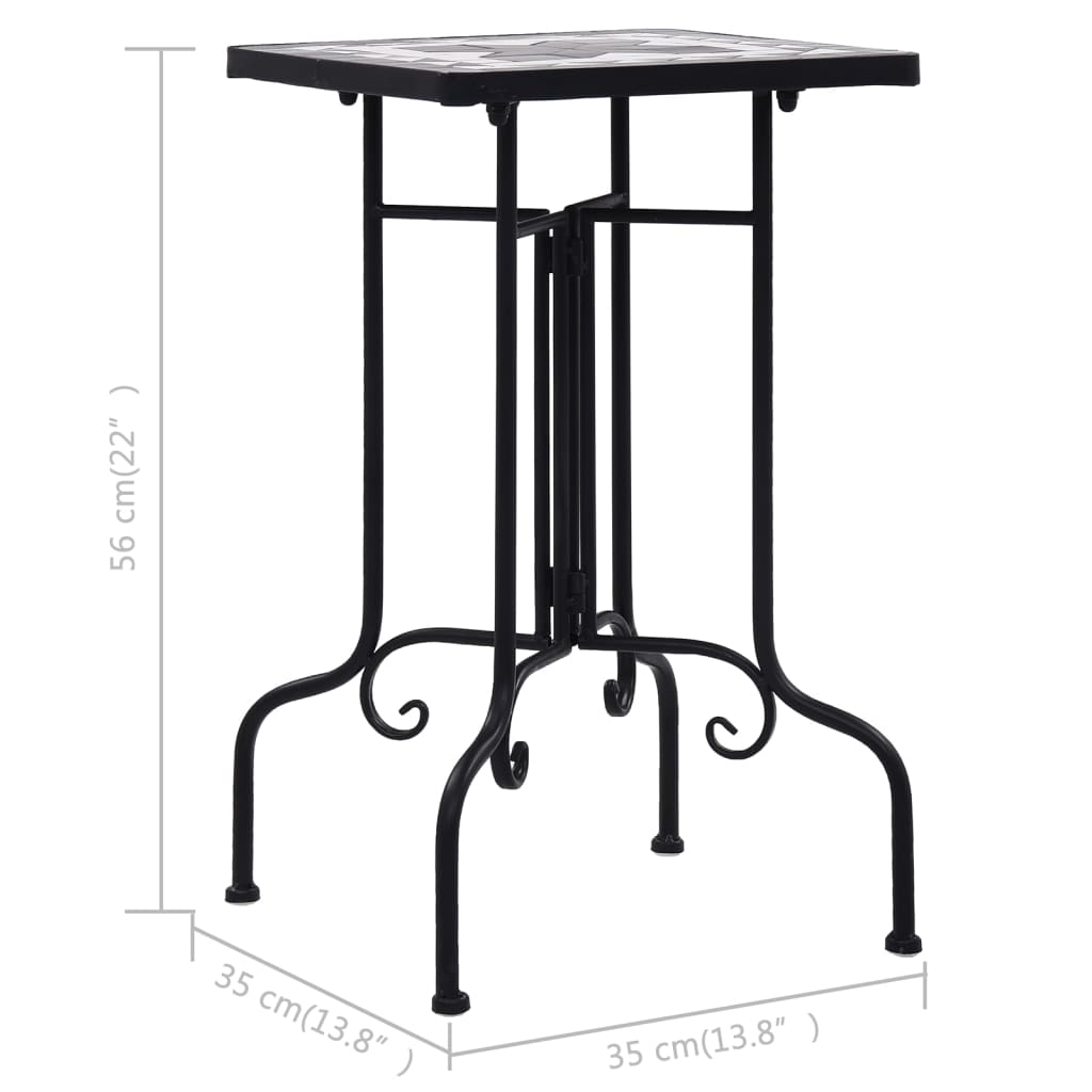8719883733616_g_en_hd_6 vidaXL Mosaic Side Table Black and White Ceramic - Image 7
