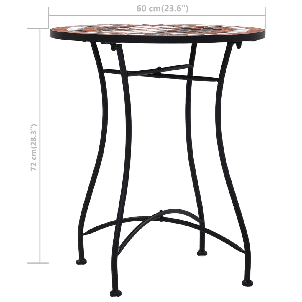 8719883733630_g_en_hd_6 vidaXL Mosaic Bistro Table Brown 60cm Ceramic - Image 7