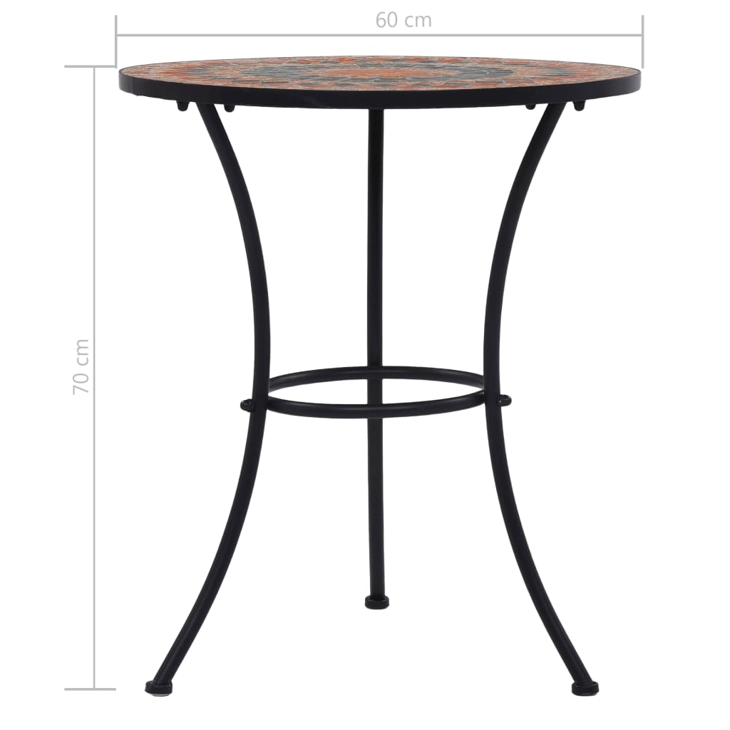 8719883733678_g_en_hd_7 vidaXL Mosaic Bistro Table Orange/Grey 60cm Ceramic - Image 8