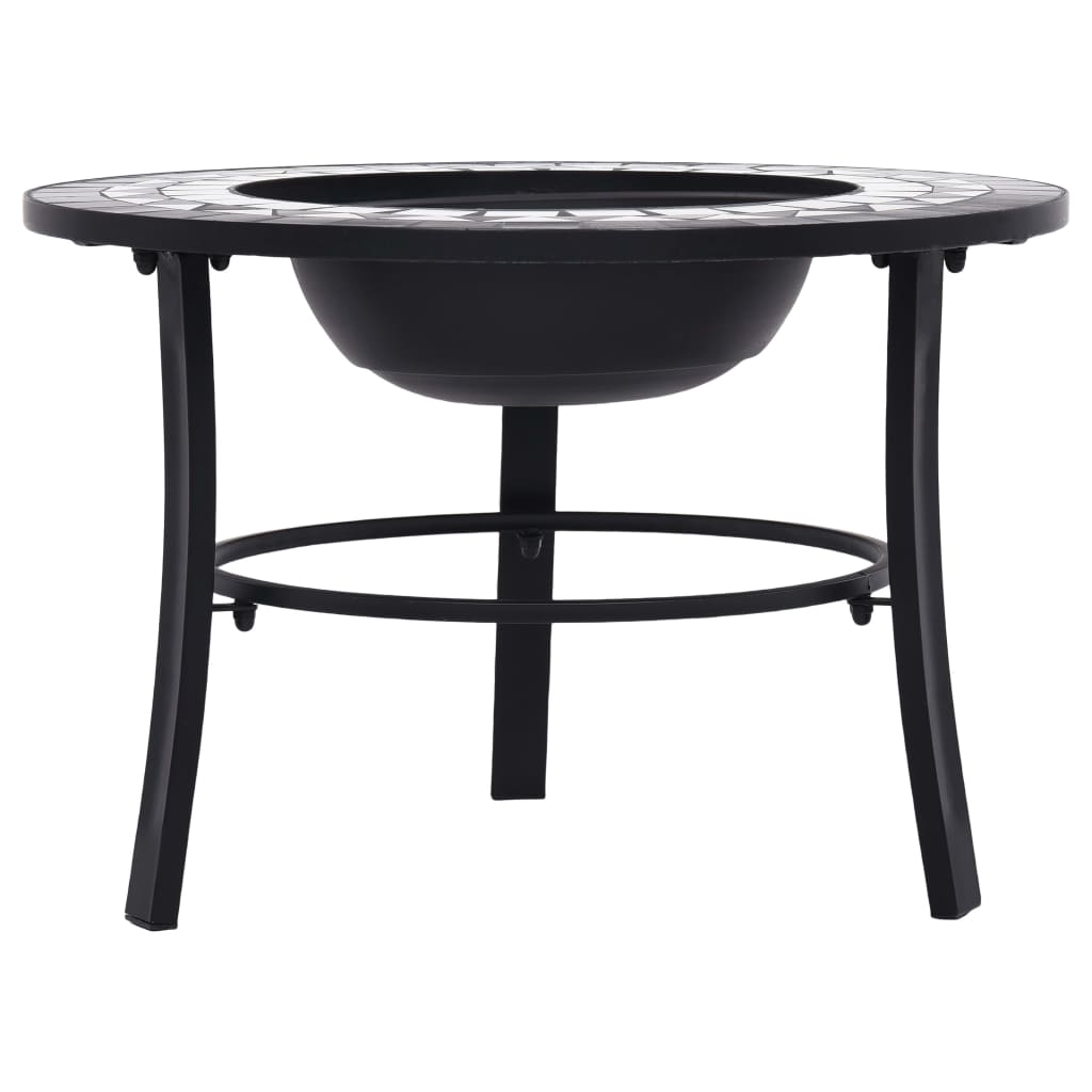 8719883733715_g_en_hd_2 vidaXl Mosaic Fire Pit Black and White 68cm Ceramic - Image 3