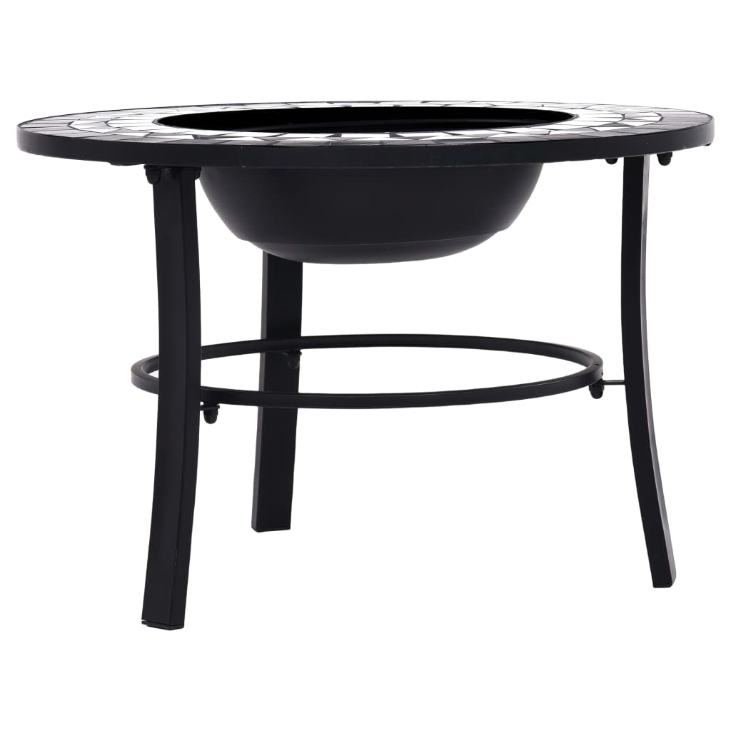 8719883733715_g_en_hd_3 vidaXl Mosaic Fire Pit Black and White 68cm Ceramic - Image 4