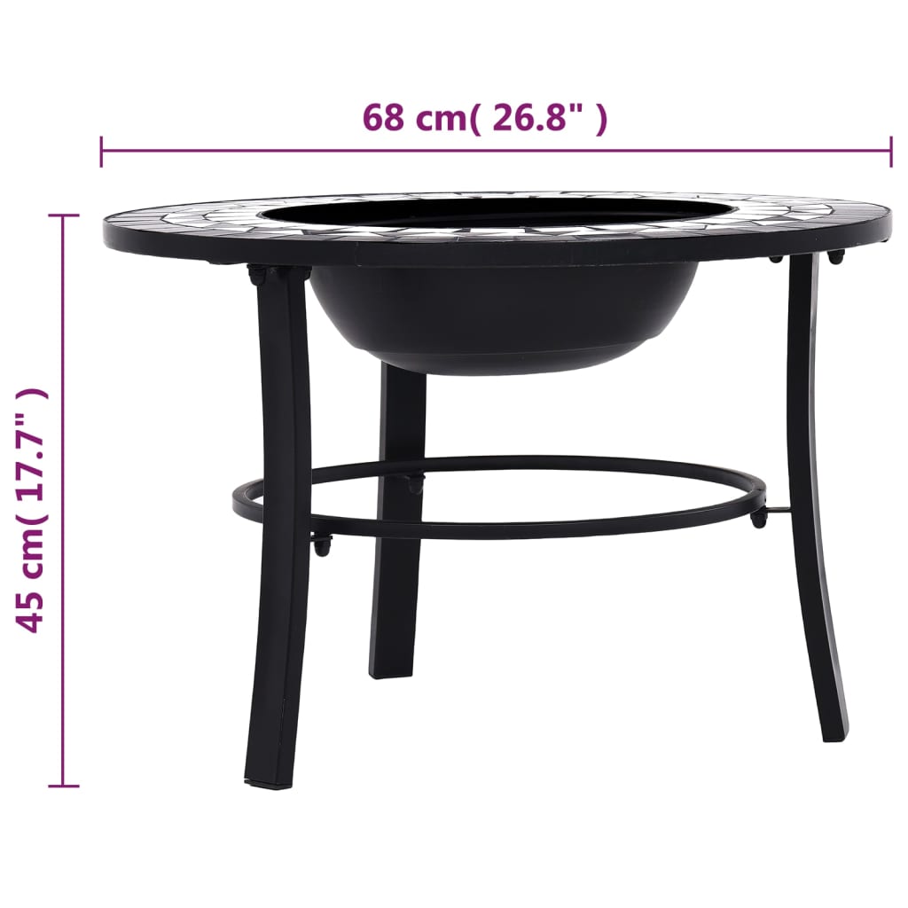 8719883733715_g_en_hd_8 vidaXl Mosaic Fire Pit Black and White 68cm Ceramic - Image 9