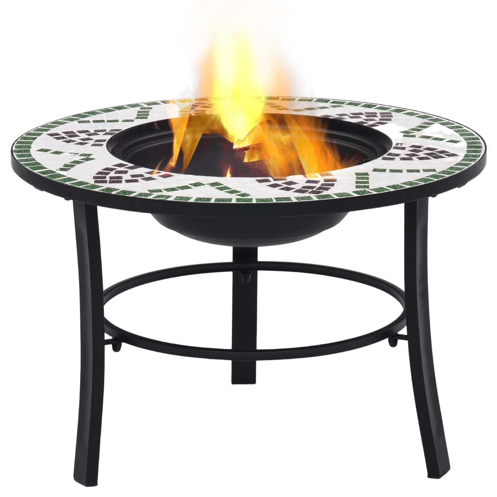 8719883733722_g_en_hd_1 vidaXl Mosaic Fire Pit Green 68cm Ceramic - Image 2