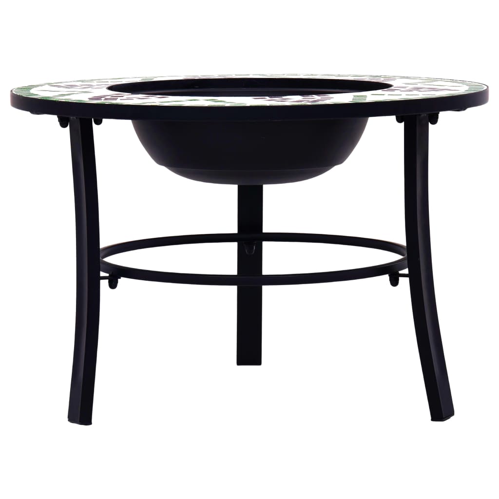 8719883733722_g_en_hd_2 vidaXl Mosaic Fire Pit Green 68cm Ceramic - Image 3