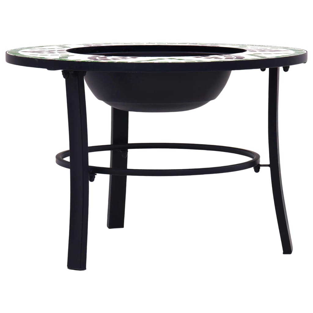 8719883733722_g_en_hd_3 vidaXl Mosaic Fire Pit Green 68cm Ceramic - Image 4