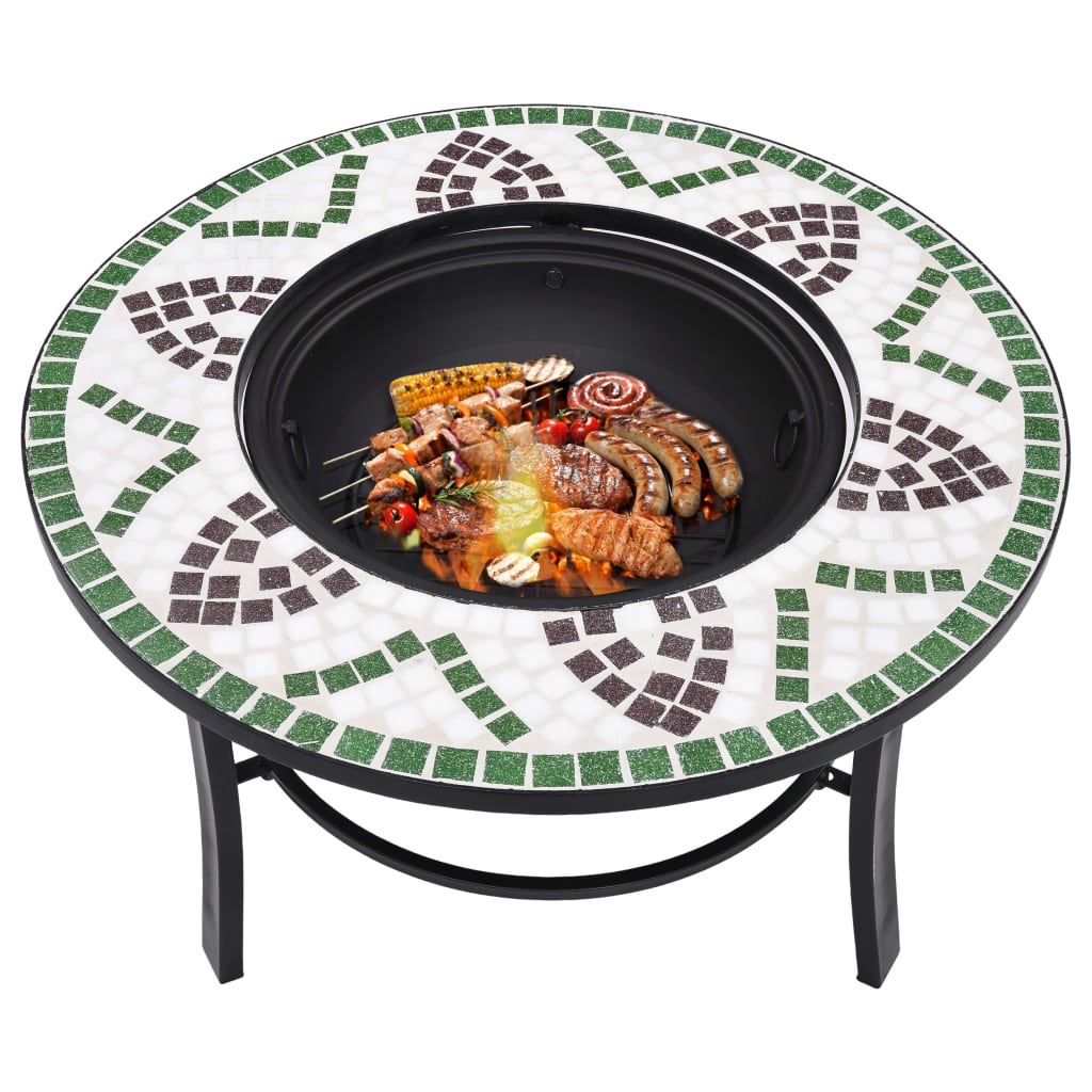 8719883733722_g_en_hd_4 vidaXl Mosaic Fire Pit Green 68cm Ceramic - Image 5