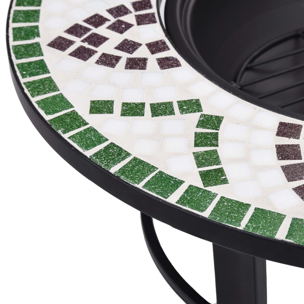 8719883733722_g_en_hd_6 vidaXl Mosaic Fire Pit Green 68cm Ceramic - Image 7