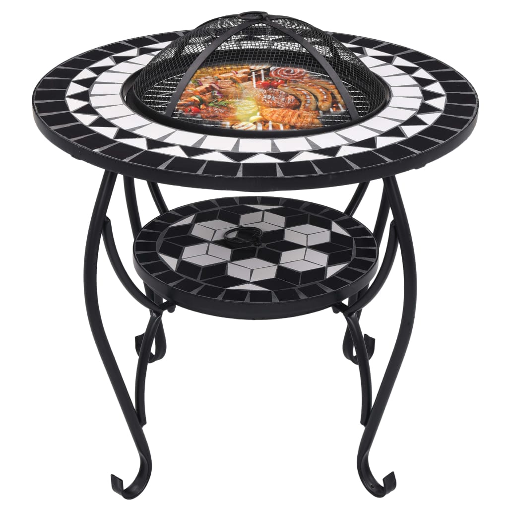 8719883733753_g_en_hd_1 vidaXL Mosaic Fire Pit Table Black and White 68 cm Ceramic - Image 3