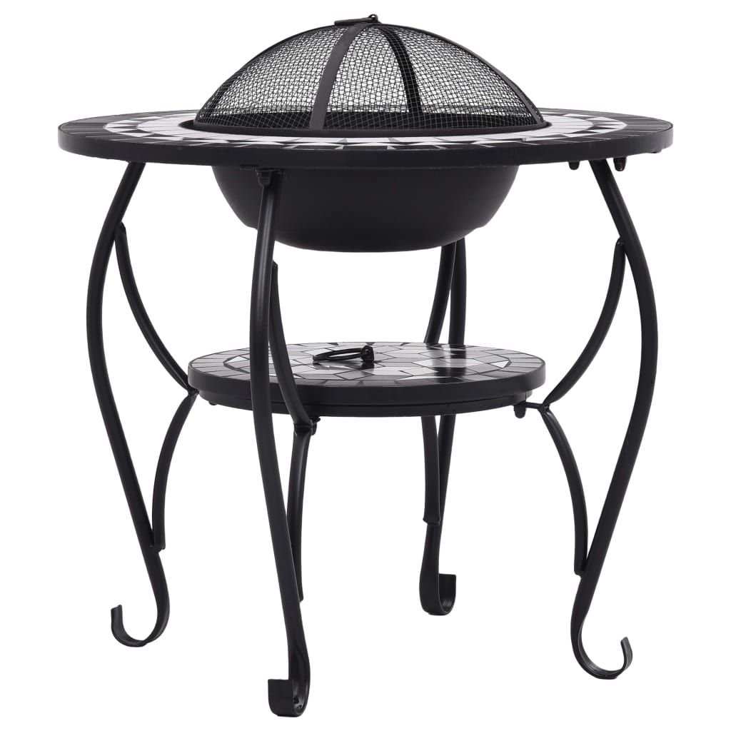 8719883733753_g_en_hd_4 vidaXL Mosaic Fire Pit Table Black and White 68 cm Ceramic - Image 6
