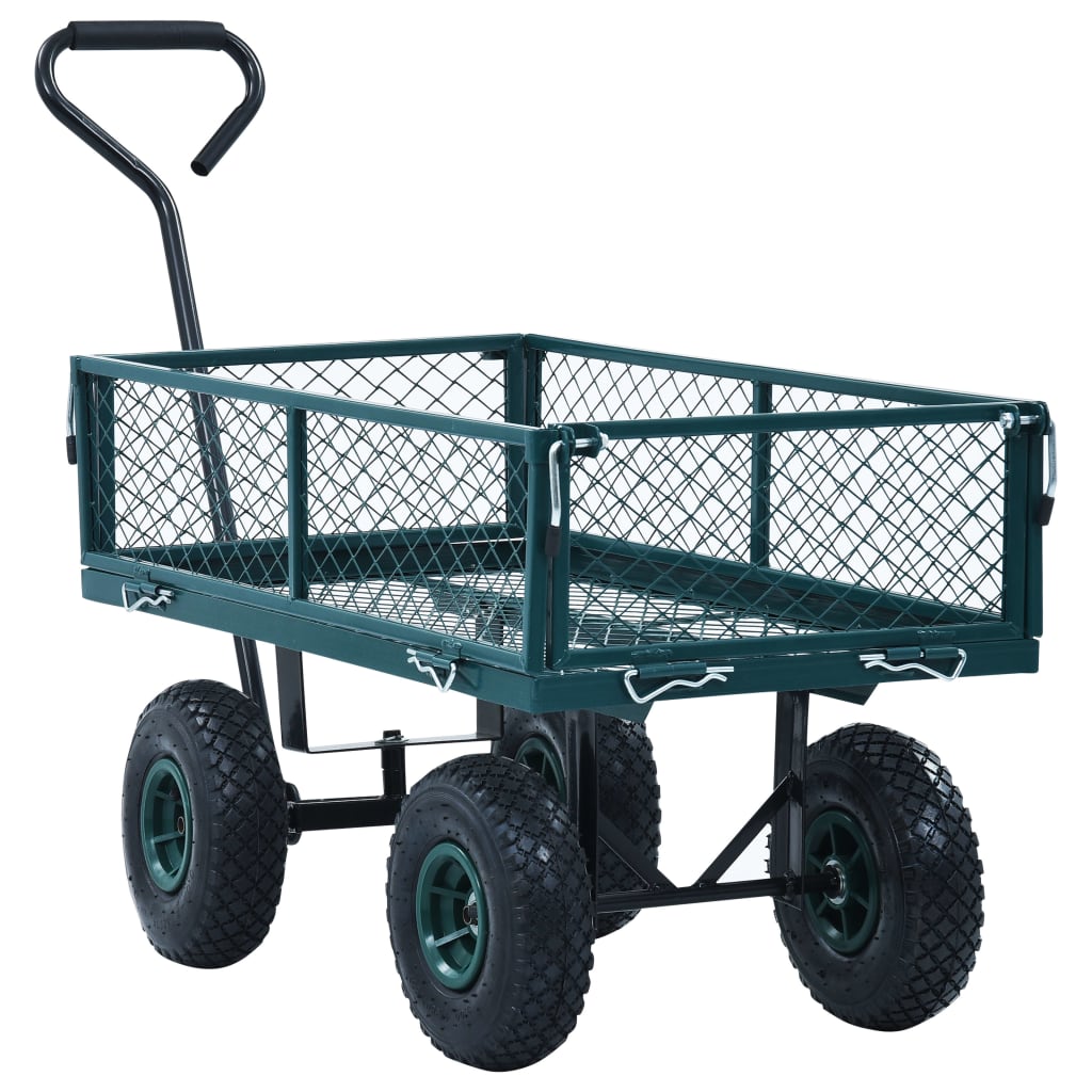 8719883733838_a_en_hd_1 vidaXL Garden Hand Trolley Green 250 kg - Image 2
