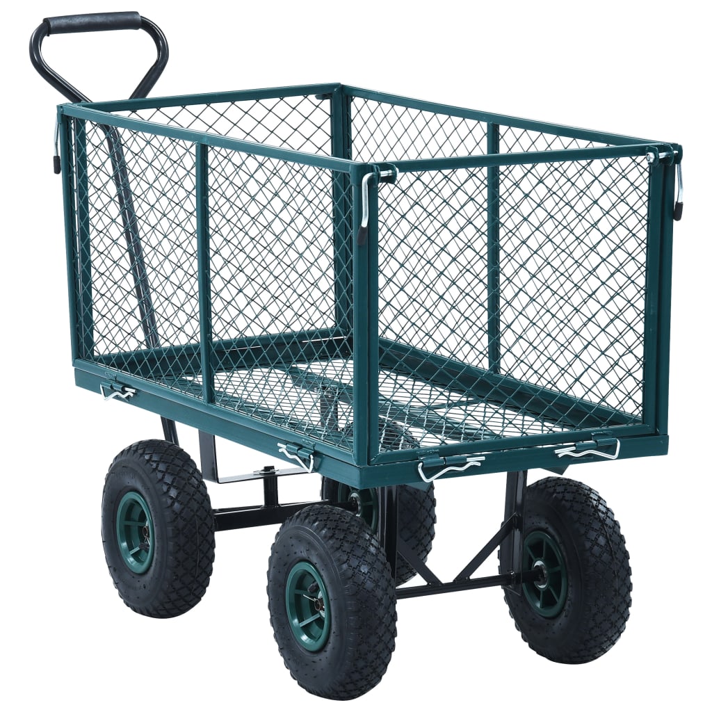 8719883733845_a_en_hd_1 vidaXL Garden Hand Trolley Green 350 kg - Image 2