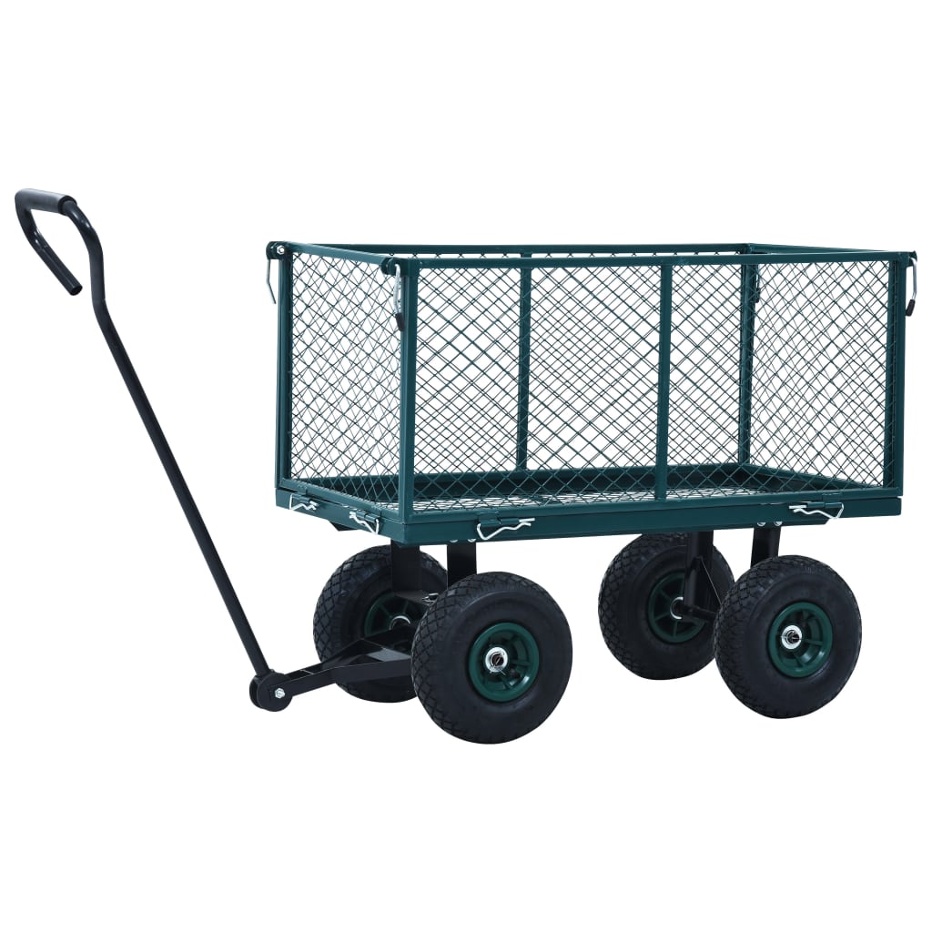 8719883733845_g_en_hd_3 vidaXL Garden Hand Trolley Green 350 kg - Image 5