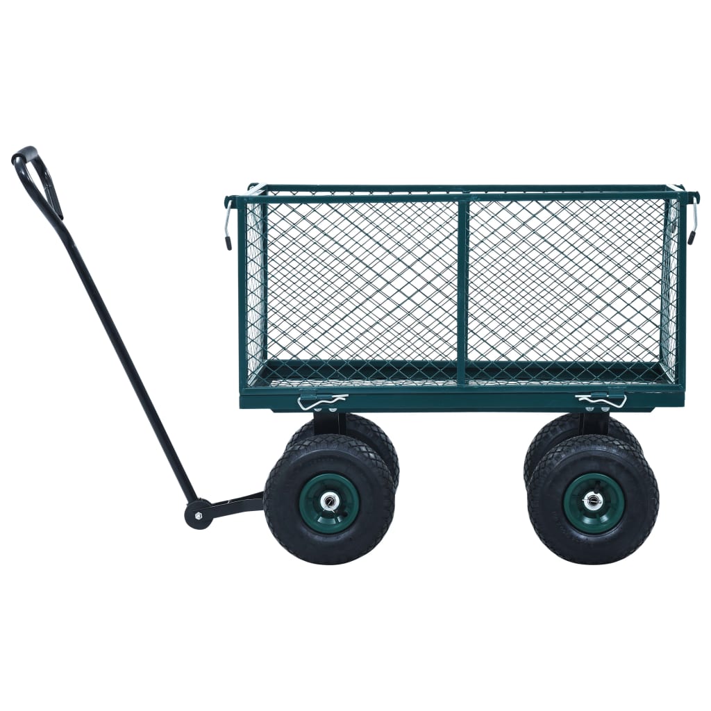 8719883733845_g_en_hd_4 vidaXL Garden Hand Trolley Green 350 kg - Image 6