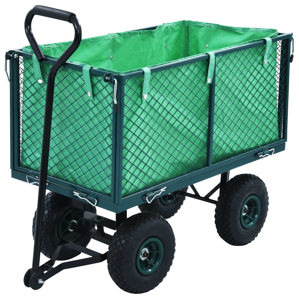 8719883733845_m_en_hd_1 vidaXL Garden Hand Trolley Green 350 kg - Image 1