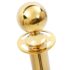 vidaXL 3 Piece VIP Queue Barrier Set Stainless Steel Gold - Image 5