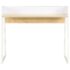 vidaXL Desk White and Oak 90x60x88 cm - Image 2