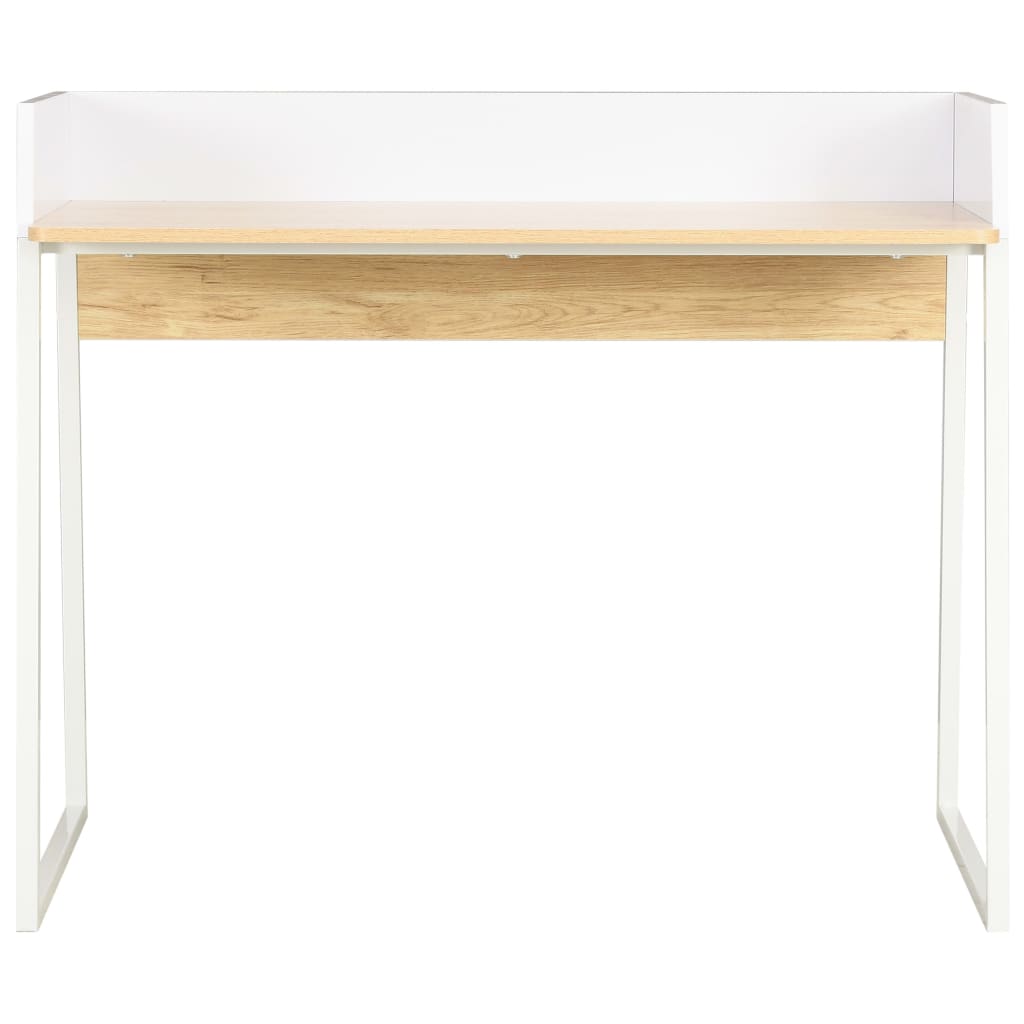 8719883734156_g_en_hd_1 vidaXL Desk White and Oak 90x60x88 cm - Image 2