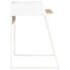vidaXL Desk White and Oak 90x60x88 cm - Image 4