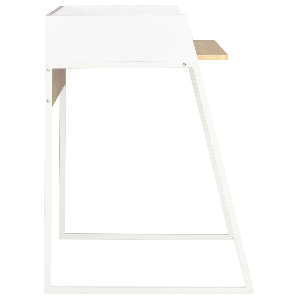 8719883734156_g_en_hd_2 vidaXL Desk White and Oak 90x60x88 cm - Image 4