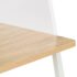 vidaXL Desk White and Oak 90x60x88 cm - Image 7