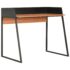 vidaXL Desk Black and Brown 90x60x88 cm