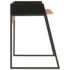 vidaXL Desk Black and Brown 90x60x88 cm - Image 4
