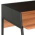 vidaXL Desk Black and Brown 90x60x88 cm - Image 6