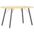 vidaXL Desk Oak 90x50x79 cm