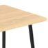 vidaXL Desk with Shelving Unit Black and Oak 102x50x117 cm - Image 7