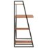 vidaXL Desk with Shelving Unit Black and Brown 102x50x117 cm - Image 4
