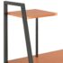 vidaXL Desk with Shelving Unit Black and Brown 102x50x117 cm - Image 6