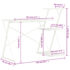 vidaXL Desk with Shelf White 116x50x93 cm - Image 8