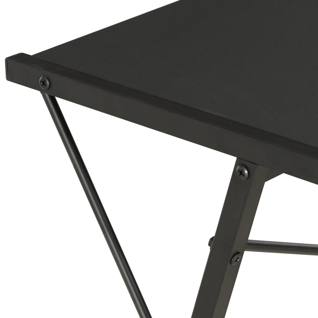 8719883734385_g_en_hd_5 vidaXL Desk with Shelf Black 116x50x93 cm - Image 7