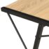 vidaXL Desk with Shelf Black and Oak 116x50x93 cm - Image 7