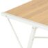 vidaXL Desk with Shelf White and Oak 116x50x93 cm - Image 7