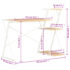 vidaXL Desk with Shelf White and Oak 116x50x93 cm - Image 8