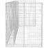 vidaXL Gabion Wall for Garbage Bins Galvanised Steel 320x100x120 cm - Image 5