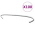 vidaXL Gabion Hooks 100 pcs Galvanised Steel 40 cm