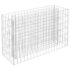 vidaXL Gabion Raised Bed Galvanised Steel 90x30x60 cm - Image 2