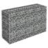 vidaXL Gabion Raised Bed Galvanised Steel 90x30x60 cm - Image 3