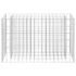 vidaXL Gabion Raised Bed Galvanised Steel 90x30x60 cm - Image 4
