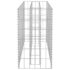 vidaXL Gabion Raised Bed Galvanised Steel 90x30x60 cm - Image 5