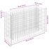 vidaXL Gabion Raised Bed Galvanised Steel 90x30x60 cm - Image 7