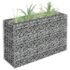 vidaXL Gabion Raised Bed Galvanised Steel 90x30x60 cm