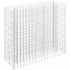vidaXL Gabion Raised Bed Galvanised Steel 90x30x90 cm - Image 2