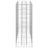 vidaXL Gabion Raised Bed Galvanised Steel 90x30x90 cm - Image 5