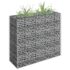 vidaXL Gabion Raised Bed Galvanised Steel 90x30x90 cm